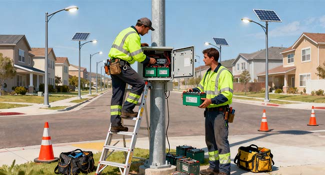 solar street lights